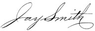 Jay Smith's signature
